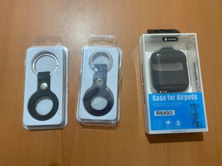 Funda Airpods y llavero Airtags