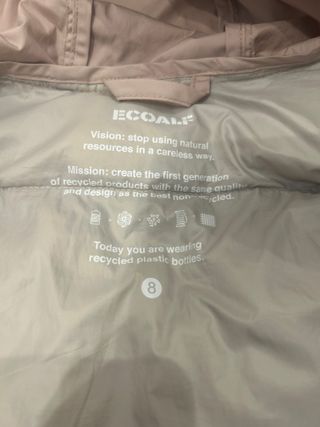 Chaqueta Ecoalf Rosa Larga Niña