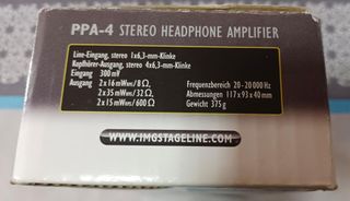 IMG Stage Line PPA-4 Amplificador Auriculares