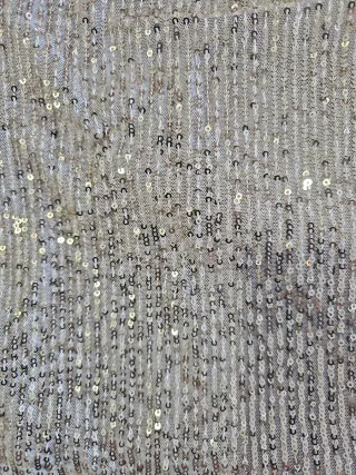 Falda dorada lentejuelas