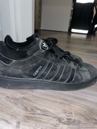 Adidas Campus Gamuza Negras 44.5