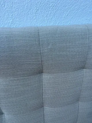 Cabezal Tapizado en tela de color beige 160 cm Ike