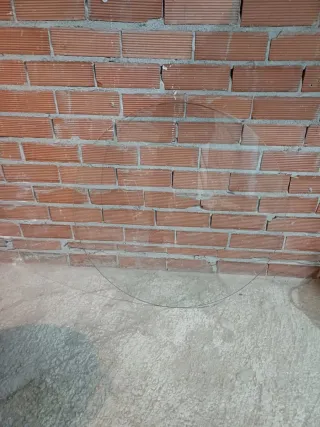 Cristal mesa redonda 90 cm