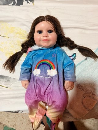 Bebé Reborn con Pelitos