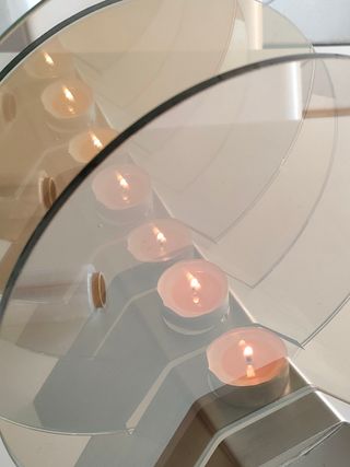 Lámpara de luz infinita vintage alta decoración