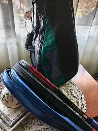 Pack 4 raquetas tenis + bolsa