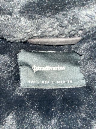 Chaqueta Stradivarius Negra Talla L
