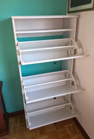 Zapatero Brusali Ikea Blanco