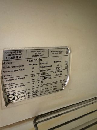 Nevera trivalente Campingaz