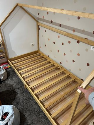 Cama Montessori Madera Natural