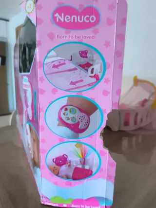 Nenuco Cuna con Muñeca y Monitor Bebé