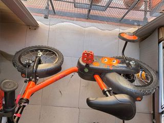Bicicleta infantil 14 pulgadas naranja