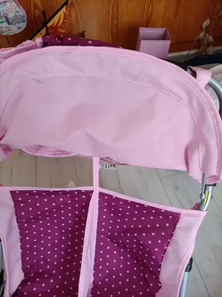 Silla de paseo gemelar para muñecas