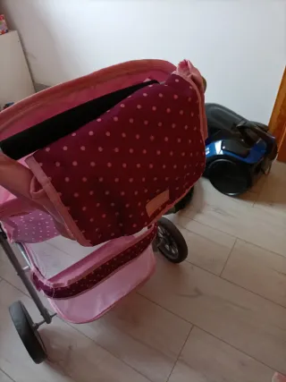 Silla de paseo gemelar para muñecas