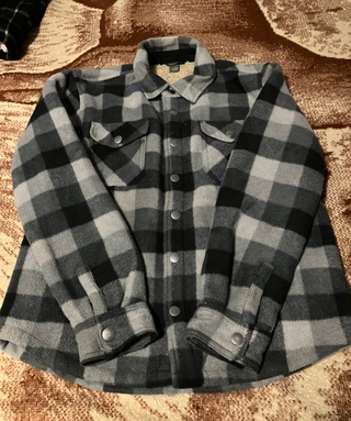 Chaqueta Camisa Niño Cuadros Gris/Negro