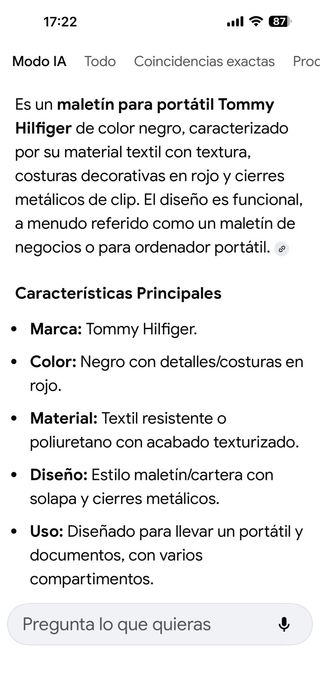 Maletín Tommy Hilfiger Negro Hombre