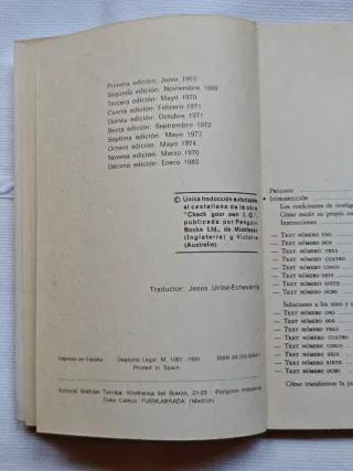Cómo conocer Vd. mismo su coeficiente de inteligen