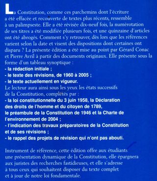 CONSTITUCION DE FRANCIA.