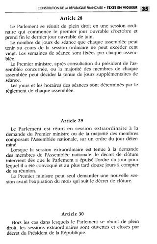 CONSTITUCION DE FRANCIA.