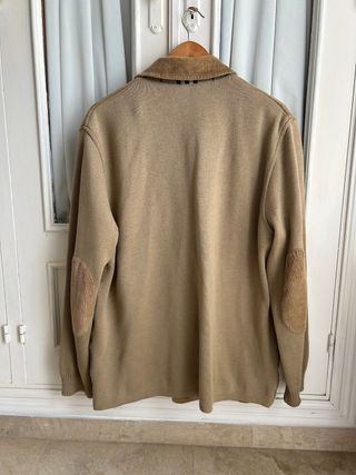 Abrigo beige de Burberry de Lana