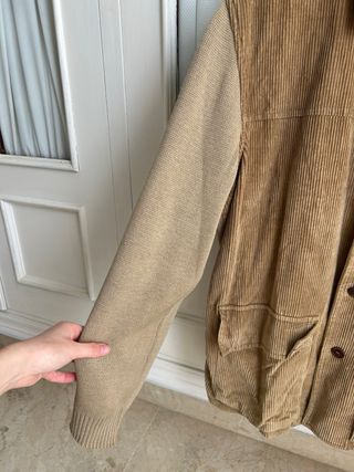 Abrigo beige de Burberry de Lana
