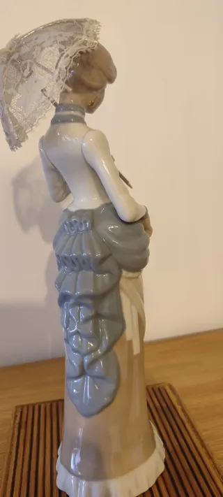 Figura Casades Mujer con Sombrilla Porcelana