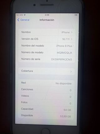 iPhone 8 Plus Bianco/Oro