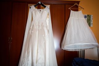 Vestido Novia Alas y Cancán Talla Única