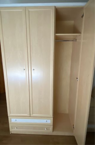 Habitación completa: Armario, Cama, Mesa y colchon