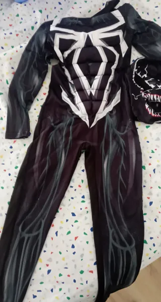 Disfraz Black Spider Talla 5-6