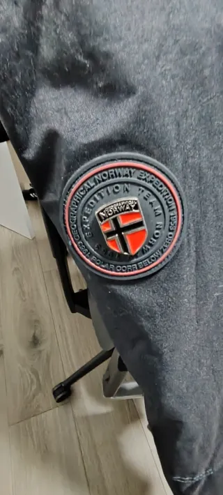 Chaqueta Geographical Norway Negra Nueva