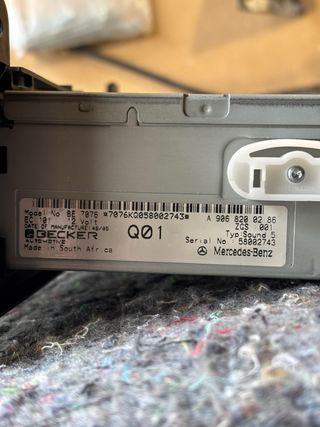 Radio CD Mercedes Sprinter Original