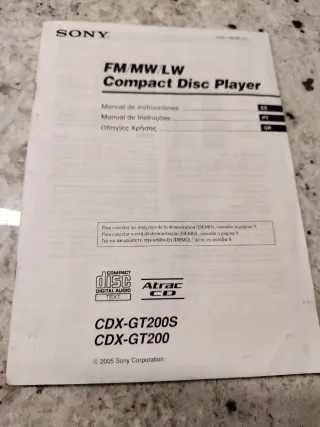 Reproductor CD Coche Sony DRIVE-S