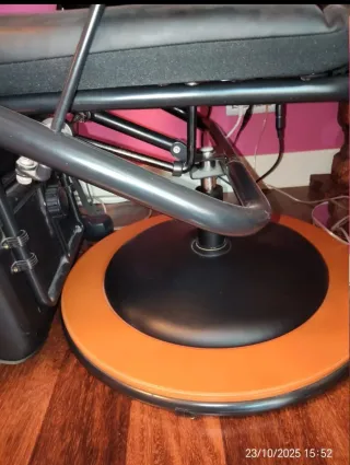 Sillón relax polipiel negro