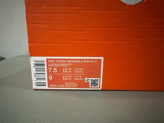 Zapatillas Nike ZoomX Invincible Run FK3 Negras