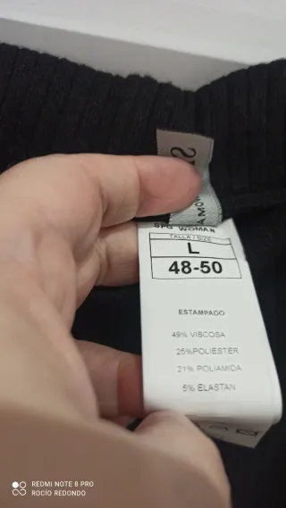 Falda lana, talla 48/50