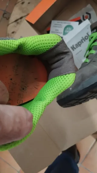 Scarpe antinfortunistiche Base grigie verdi