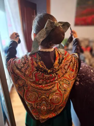 Traje de Serrana Nievo con Pañuelo