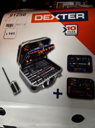 Caja de herramientas Dexter 141 piezas