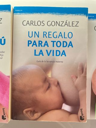 Pack de 3 libros sobre bebes de Carlos Gonzalez