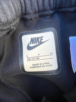 Pantalones Nike Tech Fleece Negros de niño