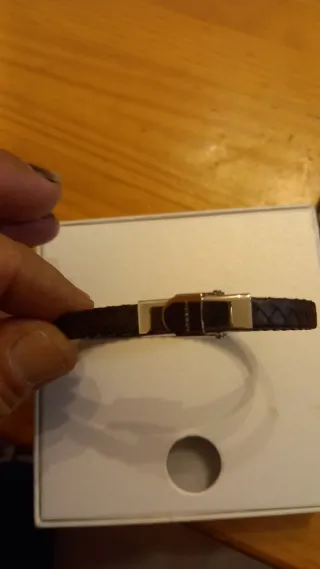 Pulsera Viceroy trenzada marrón sin usar