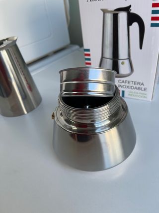 Cafetera cuperinox 6 tazas induccion|gas|vitro