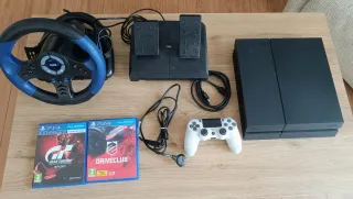 Pack PS4: Consola, Volante y Juegos