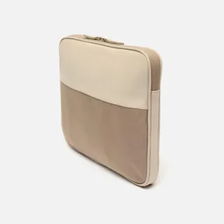 Funda para portátil/ordenador (rosa y beige)