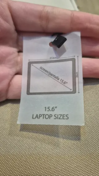 Funda para portátil/ordenador (rosa y beige)