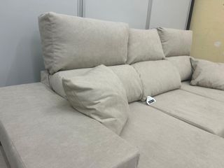 Nuevo Sofa Cheslong asientos deslizante+puff/Envío