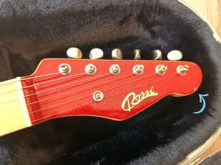 Guitarra Eléctrica Rossi Telma Sparkle telecaster