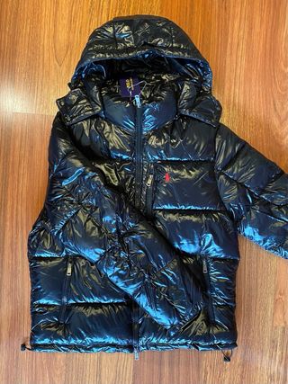 Abrigo Negro Polo Ralph Lauren