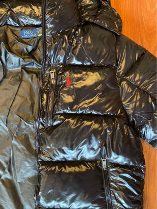 Abrigo Negro Polo Ralph Lauren